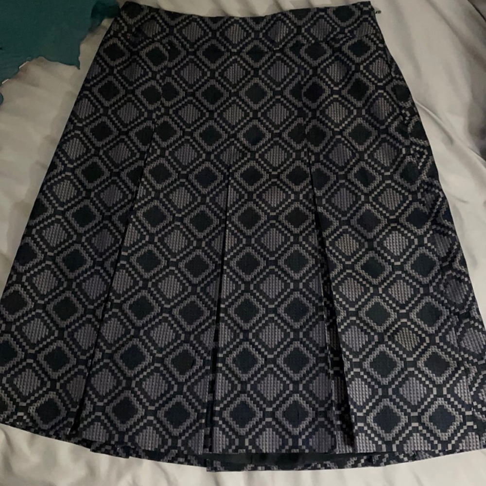 Purple and black skirt